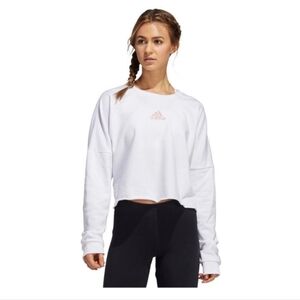Adidas crop pullover L